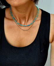 Charger l'image dans la galerie, Collier Galatée, perles de verre