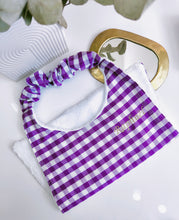 Charger l'image dans la galerie, Serviette Vichy élastique personnalisée, nouveaux coloris