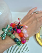 Charger l'image dans la galerie, Bracelet "merci maitresse"Paillettes et Liberty