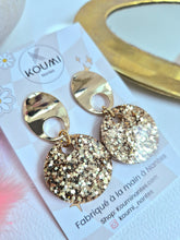 Charger l'image dans la galerie, Boucles d'oreilles champagne