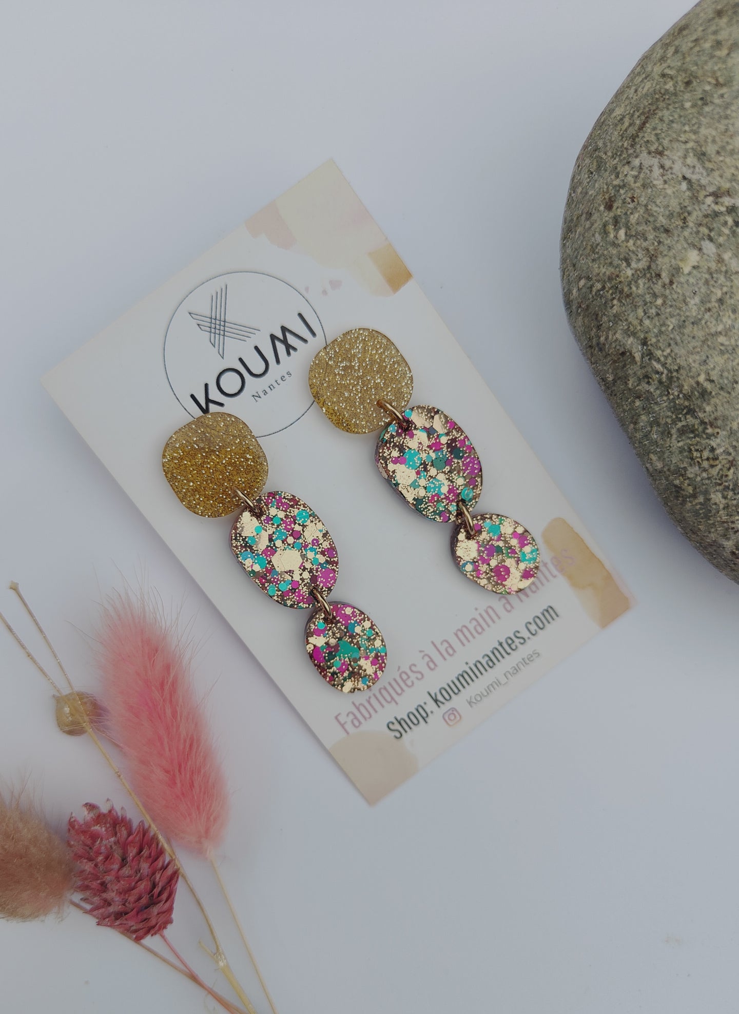 Boucles d'oreilles Arcé