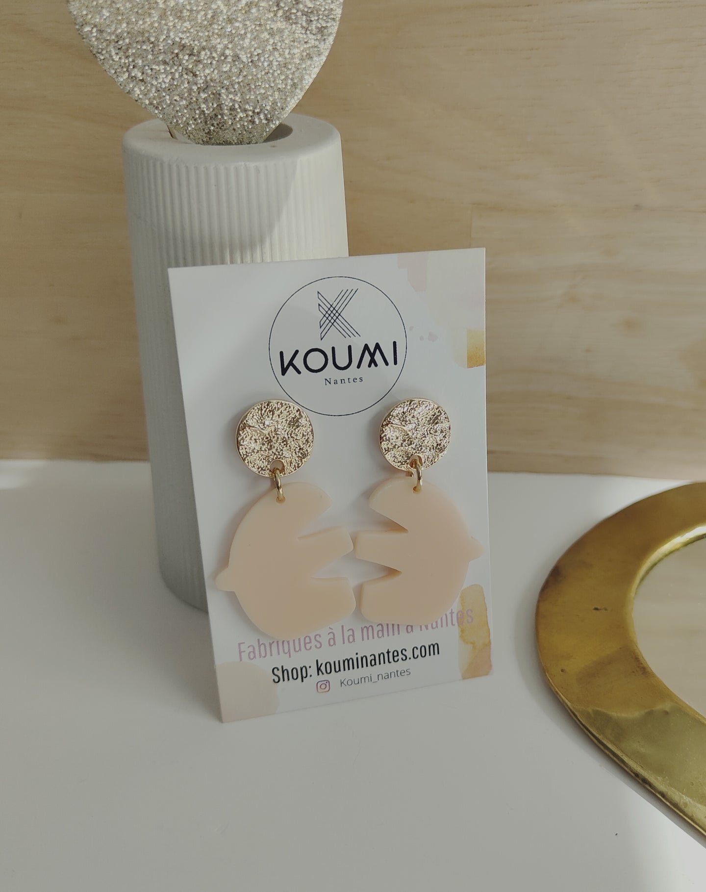 Boucles d'oreilles Colombe