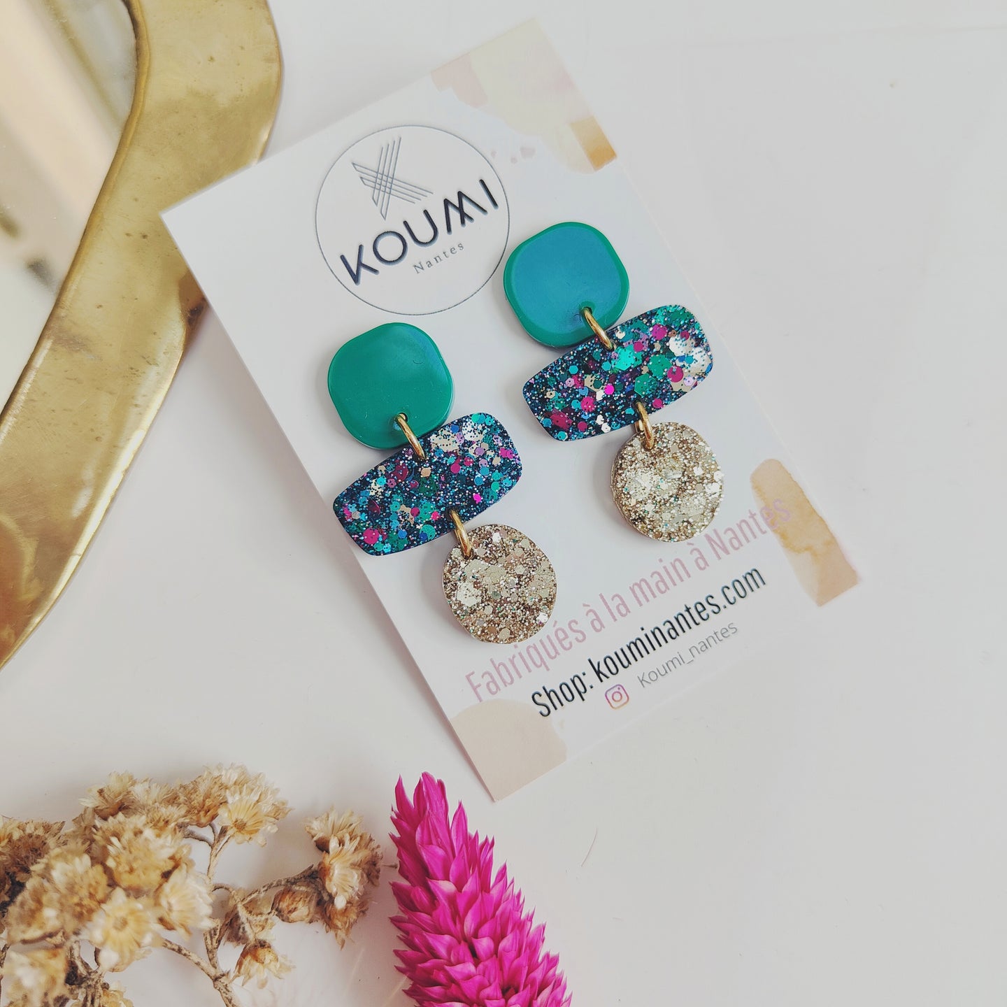 Boucles d'oreilles Arcé