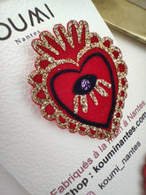 Charger l&#39;image dans la galerie, Broche &quot;Coeur Ex Voto&quot;
