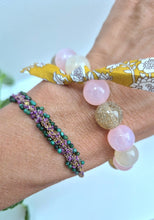Charger l'image dans la galerie, Bracelet "Paillettes et Liberty"
