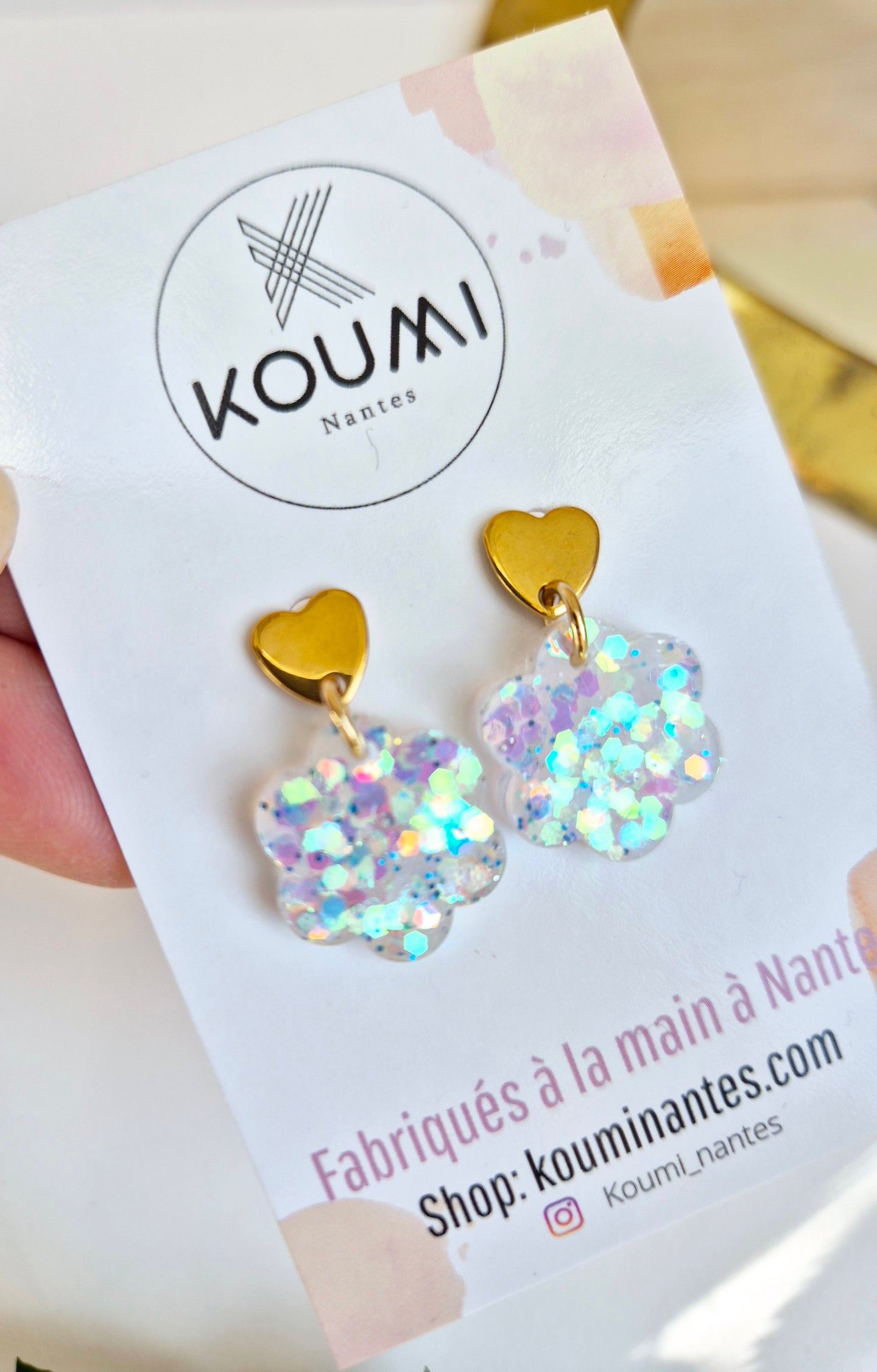 Boucles d'oreilles mini Flora