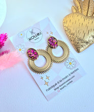 Charger l'image dans la galerie, Boucles Olympe Hortensia
