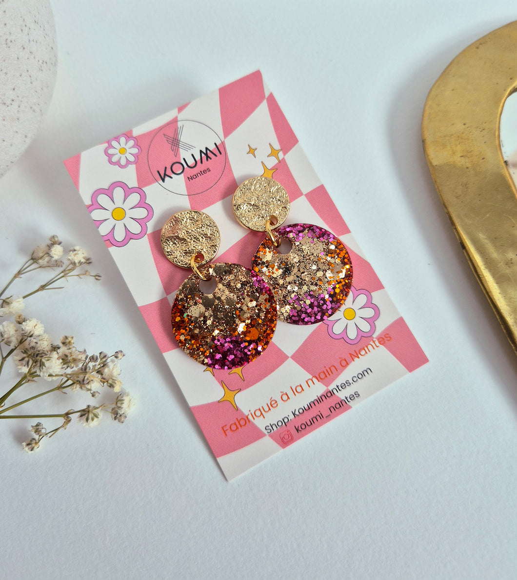 Boucles d'oreilles Gaïa