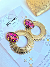 Charger l'image dans la galerie, Boucles Olympe Hortensia
